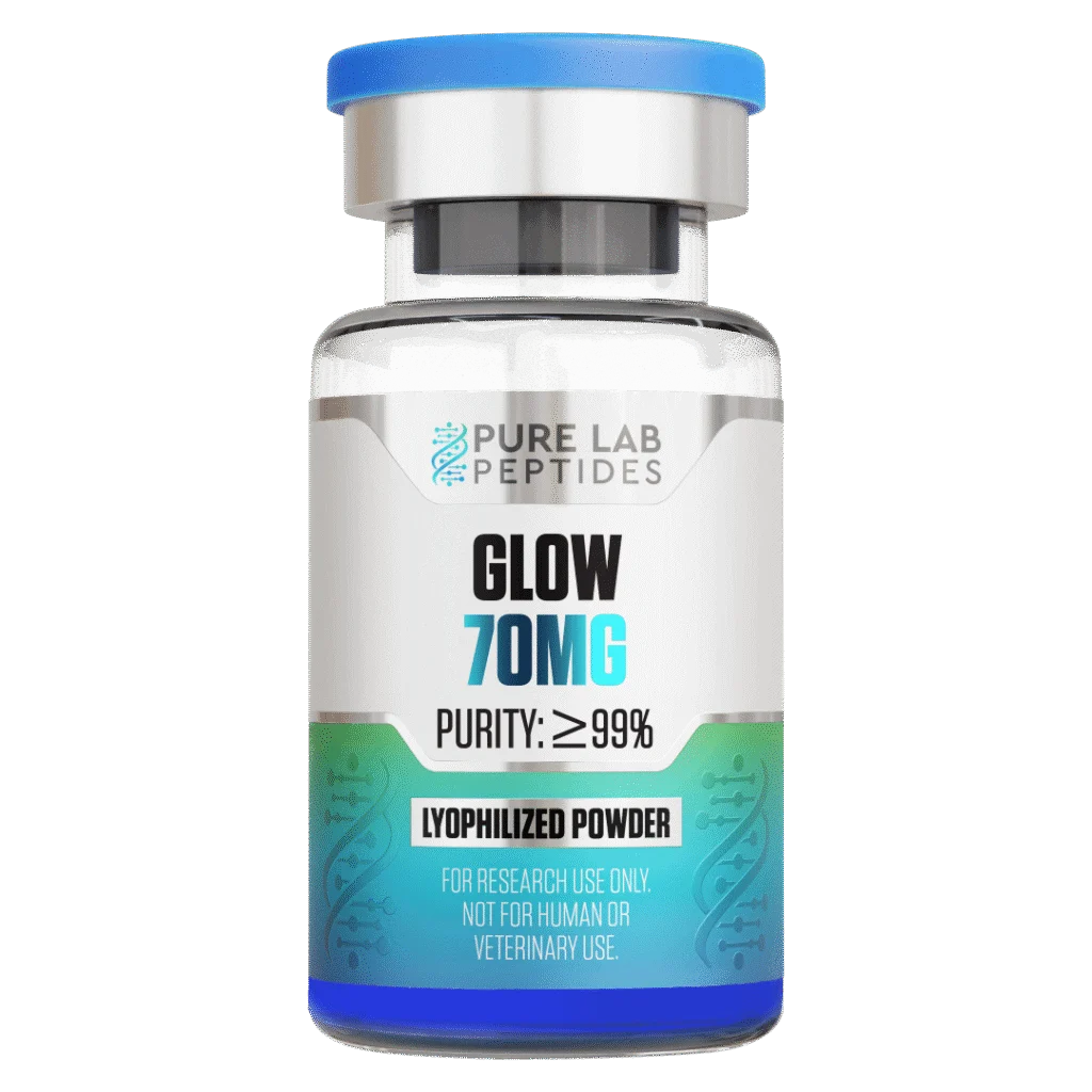 Glow (GHK-Cu 50mg + TB-500 10mg + BPC-157 10mg) 70mg Blend 1 117